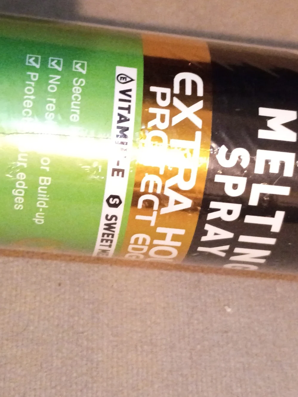 Goldie Melting Spray Extra Hold Edge Protect - Green Black Gold